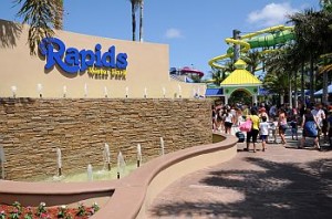 Entrance to Rapids Water Park