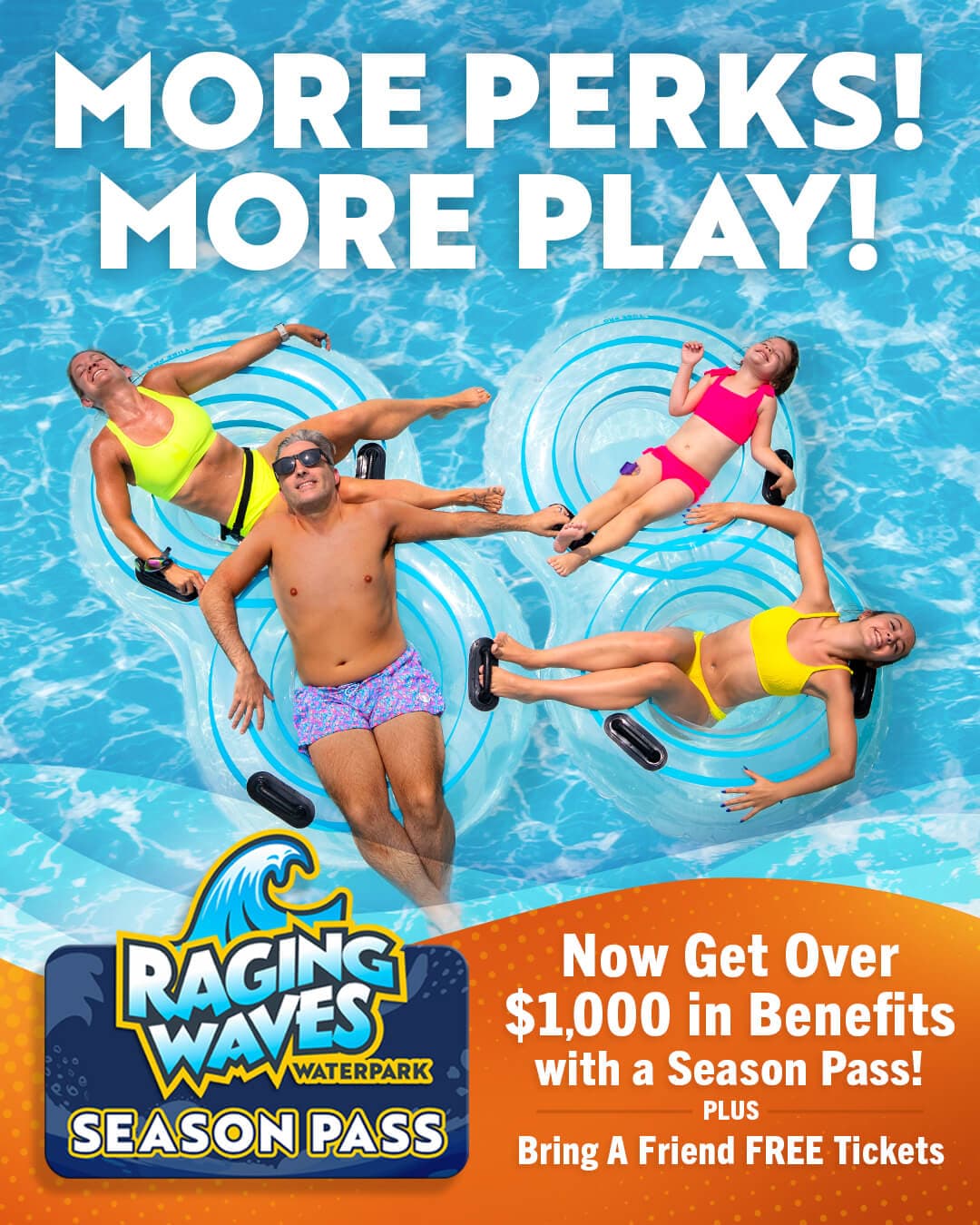More season pass perks at raging waves