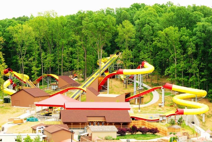 Wildebeest water coaster at Holiday World &amp; Splashin' Safari, Indiana